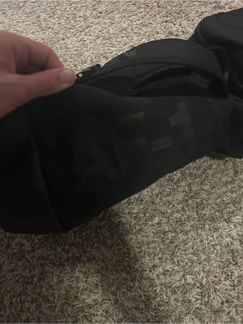 Nike Black 'Elite One Hundred' AF-1 Backpack with Accent Logo